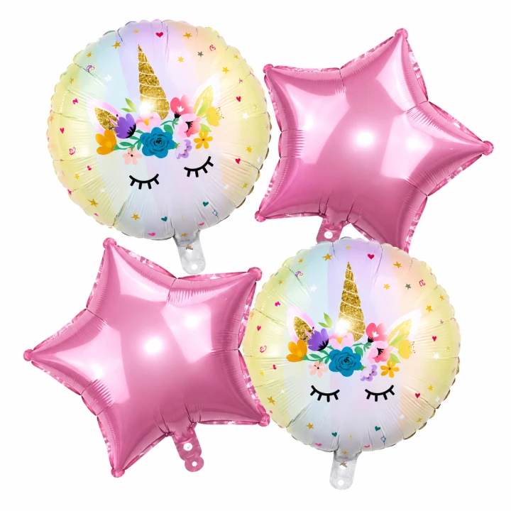 Pastelowa bukietowa kompozycja balonów jednorożców.png